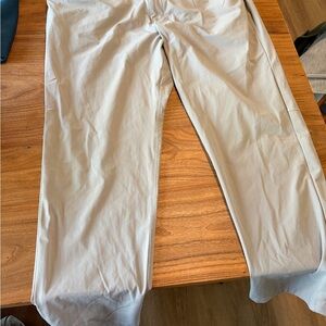 lululemon ABC  Men's Chino-Style Stretch Pants — Light Gray - 38 Slim